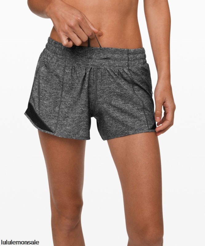 Lululemon Damen DELULU280 | Lululemon Deutschland Heather Lux Multi Black Hotty Hot Low-rise Lined Short 4